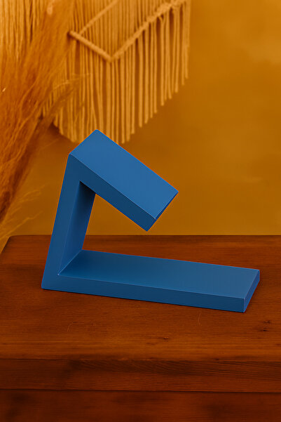 DemCey Home حامل كتب خشبي مع قاعدة خرسانية للهدايا