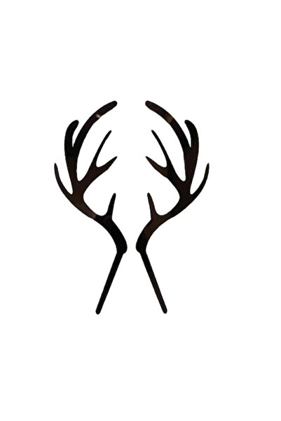 OEM Set decor tort aripi, model unicorn, negru, 2 buc, 15x15cm