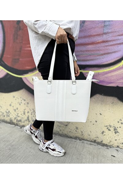 Just Polo Women's New Season 3 Compartment Large Size Stylish Shopper Hand & Shoulder Bag