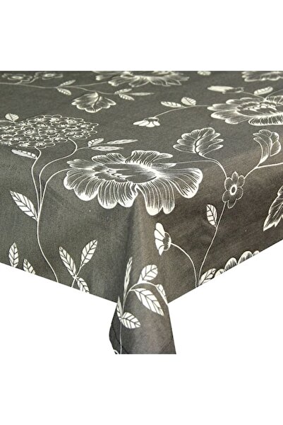 VENITIVO VINDEM CELOR INTELIGENTI Tablecloth with Floral Pattern 70% Cotton 30% Polyester 180x140 cm Taupe