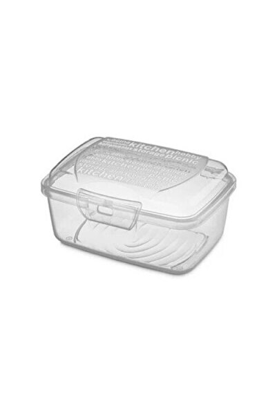 OEM Transparent Food Container with Integrated Lid 350 ml