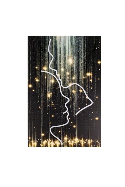 OEM Tablou cu Lumina LED Neon Model Fete 40x60cm