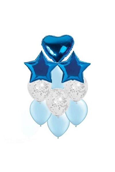 Smart Balon Set Baloane aniversare petrecere baietel, aranjament botez