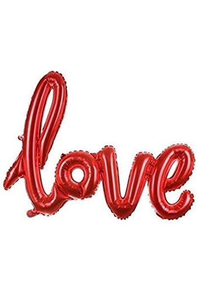 OEM Червен балон с фолио "Любов" 80 см