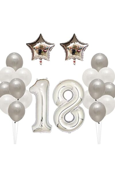Domi Smart Business Set 20 Balloons, 18th Anniversary, Latex + Foil, Domi Par...