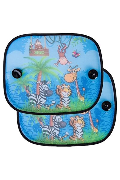 OEM Parasolar pentru parbriz cu animale 44x36cm - Set de 2