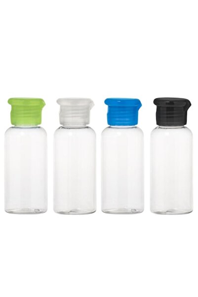 Jumbo Комплект от 4 контейнера за пътуване с торбичка, непропускливи, за мног...