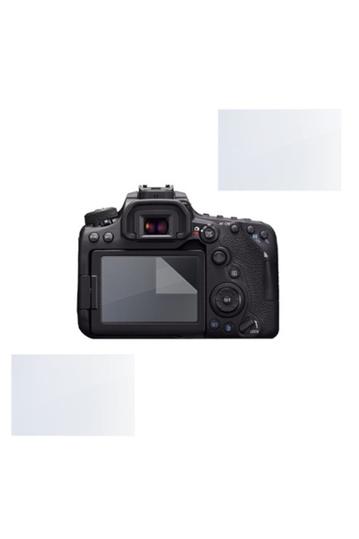 COMANDO Комплект за защита, съвместим с Canon EOS 90D, Focus Shield, 2 устойч...