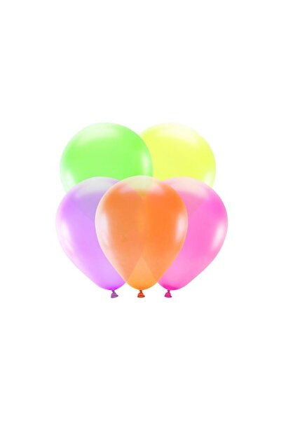 PARTY DECO SP. ZO.O.SP.K. Set de 5 baloane latex neon 25 cm multicolore, BN10...
