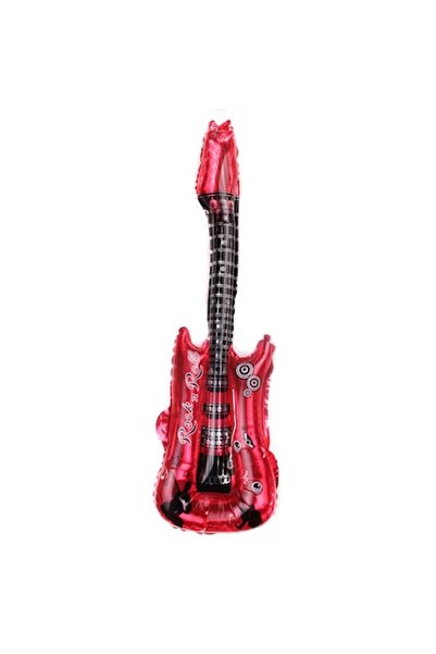 OEM Balon folie chitară roșie 80 cm