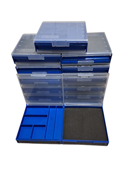 RİVER Çift Taraflı LRF Balıkçı Kutusu | EVA Süngerli Jig ve Yem Saklama Kutusu