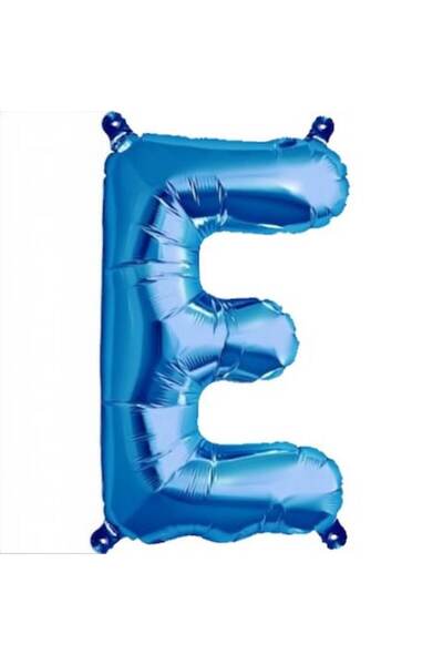 OEM Balon Folie Litera E, ESB, 40 cm, Albastru