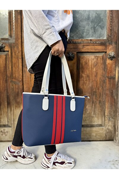 Just Polo Women's New Season 3 Compartment Large Size Stylish Shopper Hand & Shoulder Bag