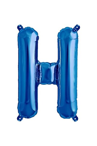 OEM Balon Folie Litera H, ESB, 35 cm, Albastru