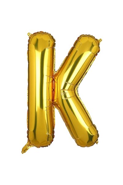OEM Balon folie litera K, ESB, 35 cm, auriu