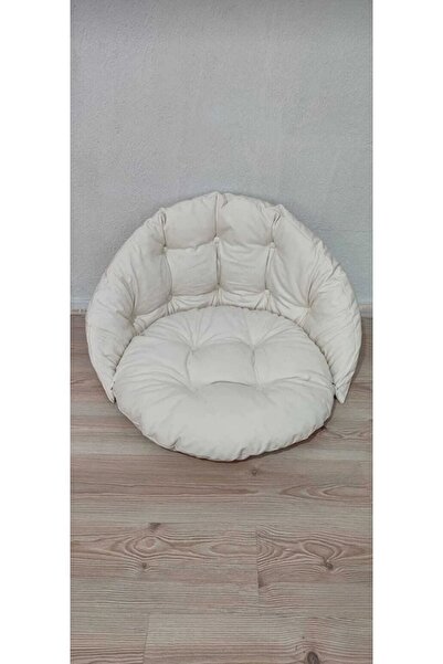 teknotrust Bej Makrome Salıncak Minderi, Rahat ve Şık Oturma Seçeneği