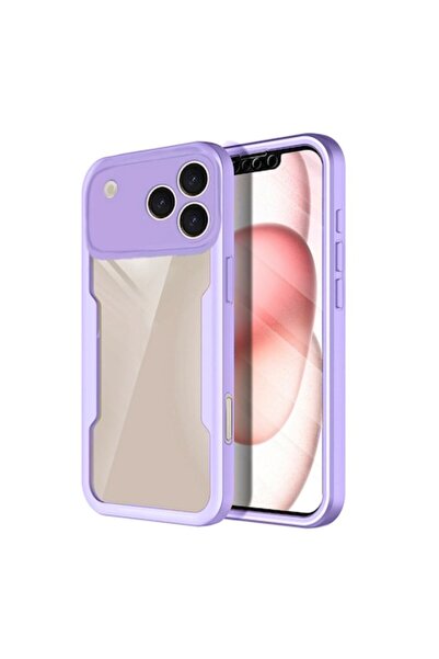 FONIX Husa 360 grade compatibila cu Apple iPhone 17 Pro, Cu protector de ecra...