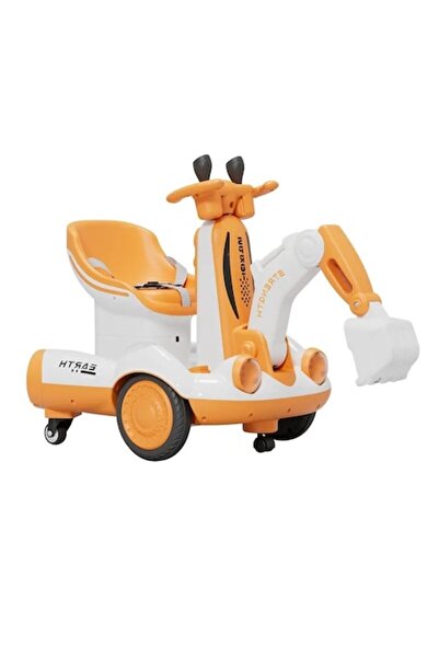 FONIX Excavator electric pentru copii Comando, braț mobil, control joystick, ...