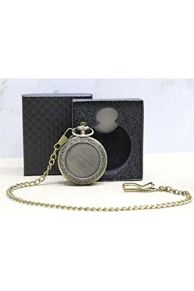 hediyeconcepti Steampunk Vintage Antique Pocket Watch with Chain