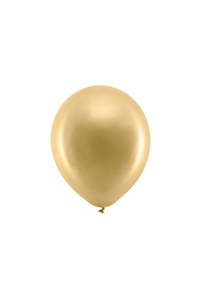 DECO Set 10 latex balloons, Deco, Gold, 30cm