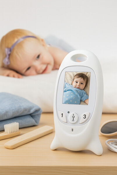 Munico Gece Görüşlü Bebek Kamerası – Kablosuz, Ekranlı, İki Yönlü Sesli Takip...
