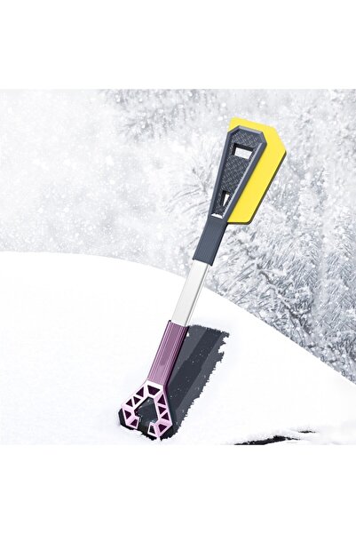 FONIX Ice Dominator 67 cm Winter Ice Scraper Set (Purple & Blue)