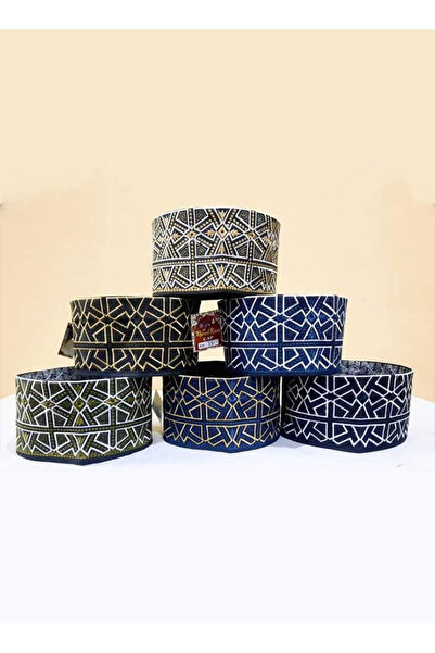 M.A Traders Prayer Caps - Omani Topi – Set of 12 Multicolor Prayer Caps | Islamic Headwear for Men - Kufi Style
