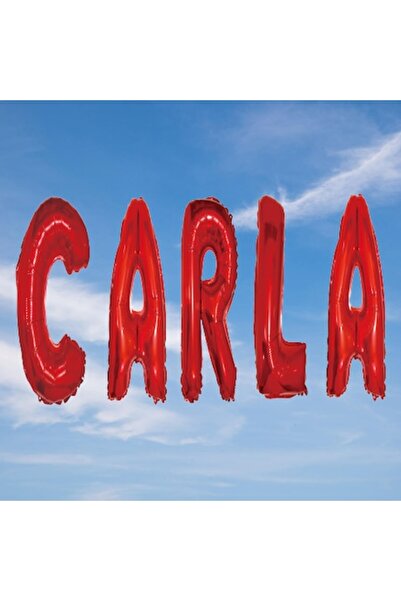 OEM Set Baloane Litere Nume Carla, Rosu, Wili Topper Rom, 40Cm
