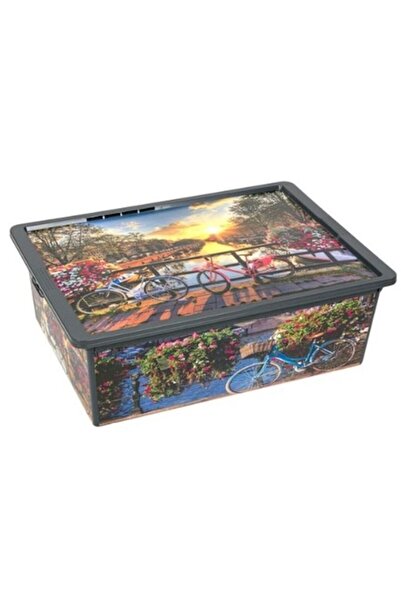 OEM Κουτί αποθήκευσης με καπάκι, πλαστικό, Άμστερνταμ, 25 L