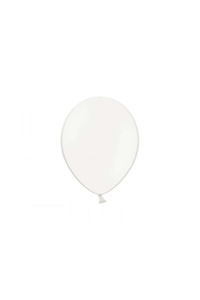 DECO Latex Balloons 25 cm, White, 100 pcs