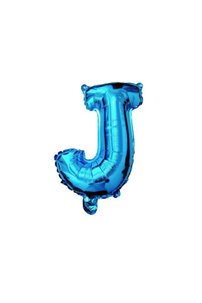 OEM Balon folie metalică Mirific Party albastru cu litera J 40 cm