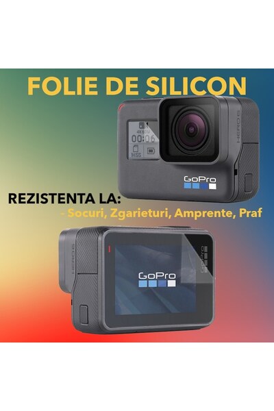 COMANDO Set protectie compatibil cu GoPro Hero 6, Focus Shield
