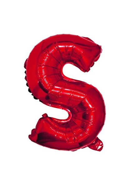 OEM Balon Litera S, Roșu, 40cm