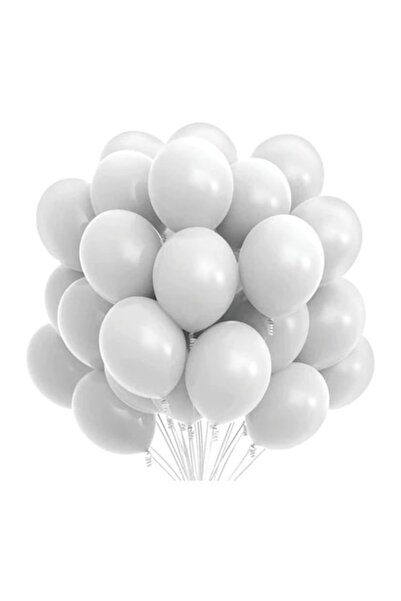 Rainbow Set 100 Baloane Albe 28 cm