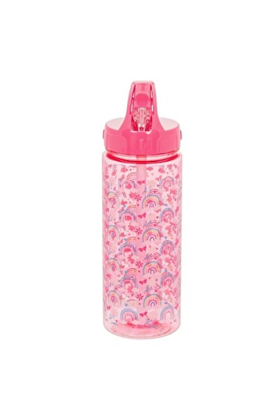 OEM Flip-Top Rainbow Pink Kids Water Bottle 500ml