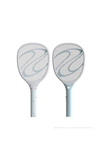 FONIX Rachetă electrică pentru țânțari și insecte zburătoare, portabilă, reîncărcabilă, cu indicator de baterii