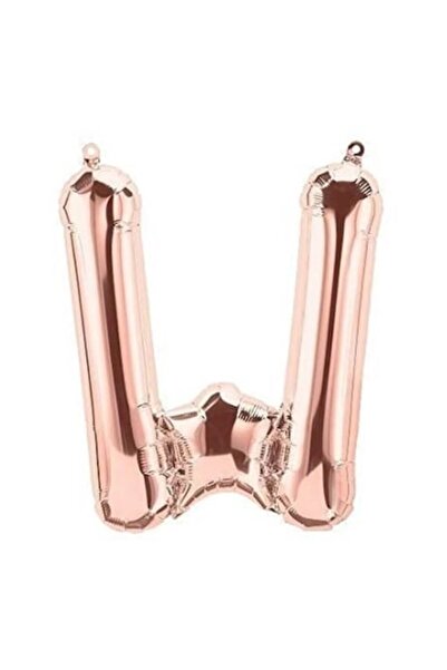 OEM Balon Folie Litera W, ESB, 40 cm, Rose Gold