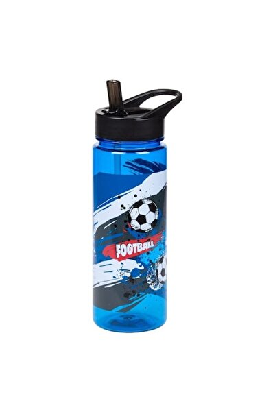 OEM Sticla Apa Flip Top Bleu Footbal 650ml