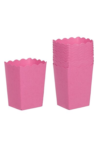 OEM Cutii pentru gustări Fuchsia 8x8x12cm - 10 buc