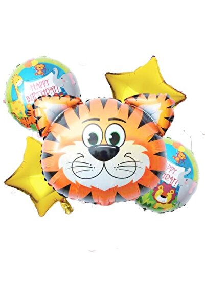 OEM Set Baloane Folie Tigru, 5 Buc, Model Animal