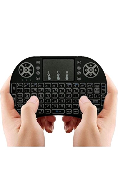 FONIX Mini Wireless Keyboard with Touchpad and Multicolor LED