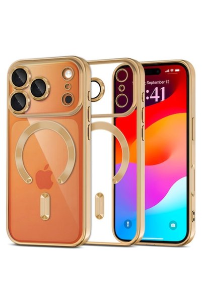 ERBORD Електро MagSafe калъф за iPhone 17 Pro - Златен