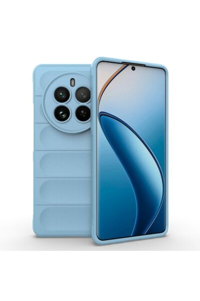 SOFAL Carcasă Realme 12 Pro / 12 Pro+ P166, Poliuretan, Albastră