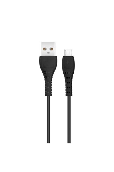 FONIX Data/Charging Cable, Micro-USB, ElectroCharge Twine, 3A, 1m, Black
