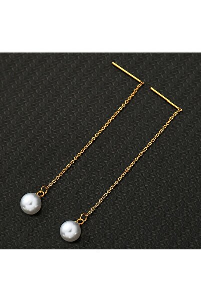 reyselstyle Zincir Sallantılı inci Küpe