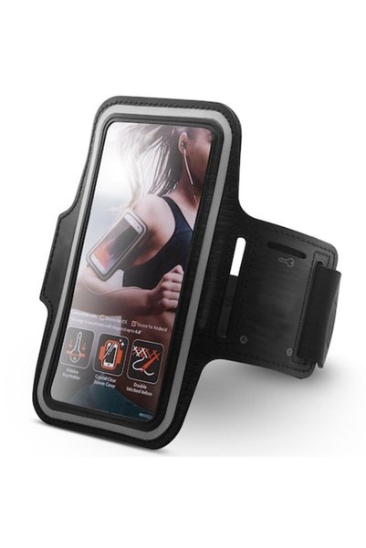 FONIX Husă de telefon sport cu bandă de braț, universală, curea de catifea