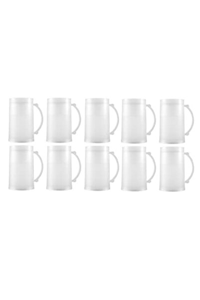 OEM Set 10 Halbe cu pereti dubli pentru congelator, 460 ml