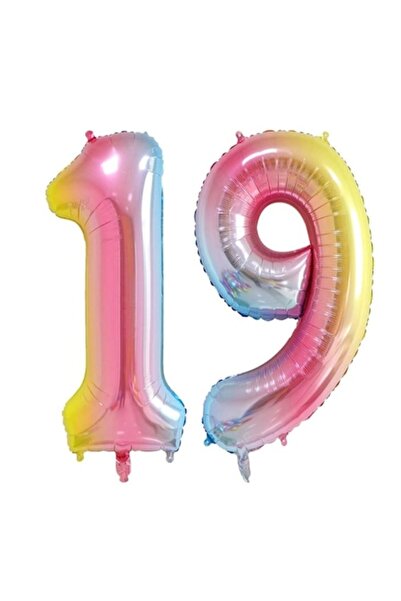 Domi Party & Gifts Set de 2 baloane folie cu numere, Domi Party & Gifts, Curc...