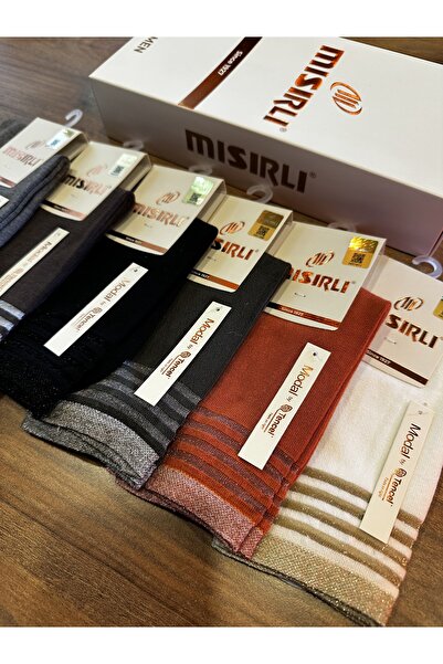 Mısırlı Kadın Dikişsiz Konforlu Tül Detay Modal Soket Çorap 6’lı Paket
