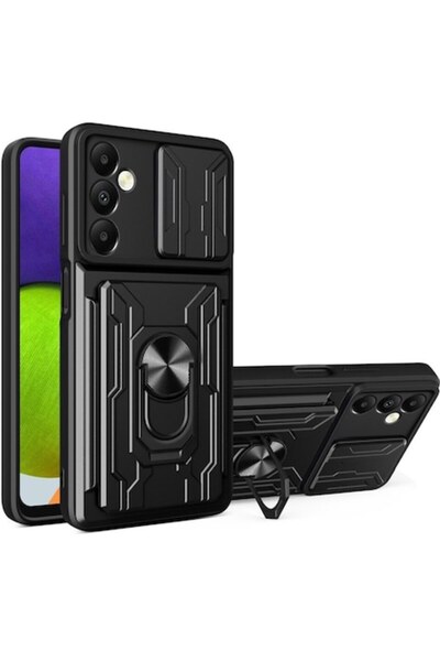 XGSM Θήκη τηλεφώνου, XGSM, για Samsung Galaxy A05s, μαύρη, με θήκη κάρτας και...
